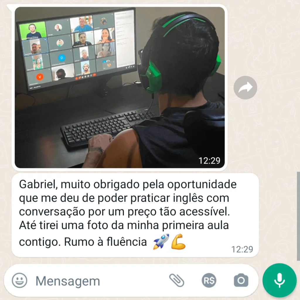 Curso A Jornada do Autodidata em Inglês depoimento e resultados reais