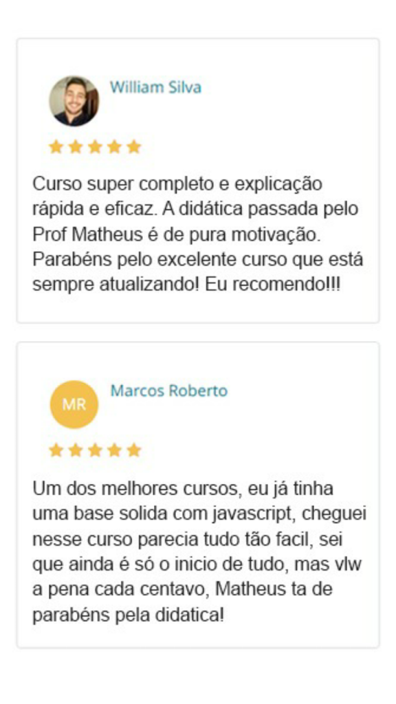 Curso FullStack Profissional depoimento e resultados reais