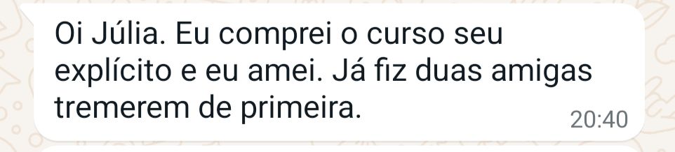 Curso Muito Além da Chupada depoimento e resultados reais