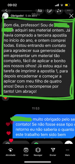 Apostila de Alfabetização BCV depoimento e resultados reais