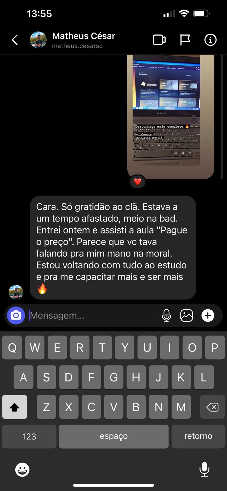 Clã Be More depoimentos e resultados reais