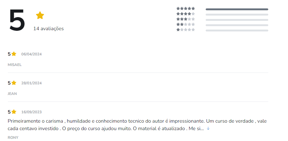 Curso Cutelaria Descomplicada depoimentos e resultados reais