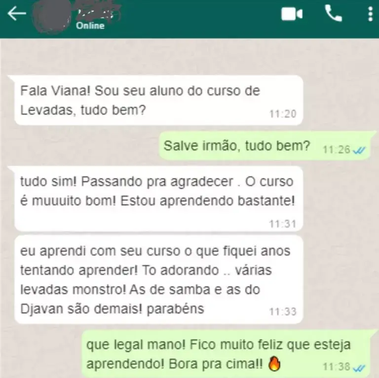 Curso Levadas e Dedilhados depoimentos e resultados reais