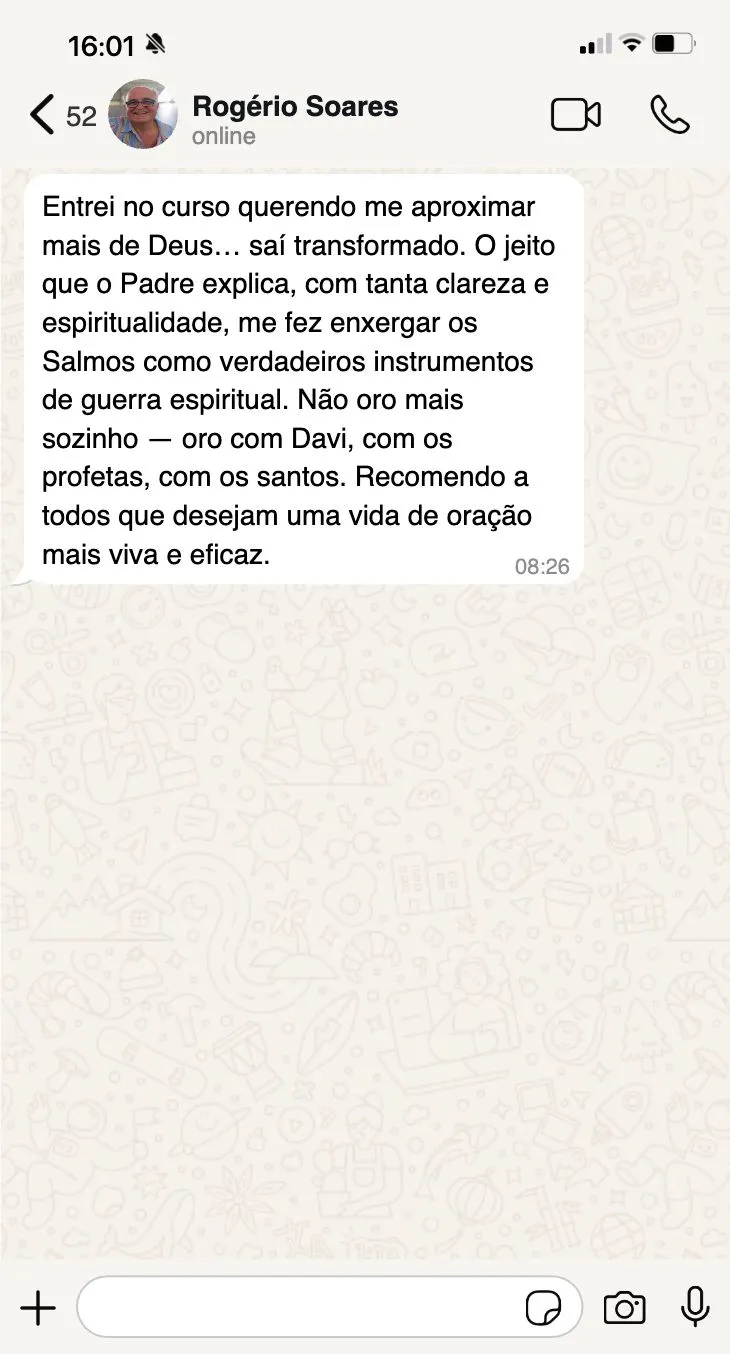 Curso O Poder dos Salmos: A Alma das Escrituras depoimentos e resultados reais