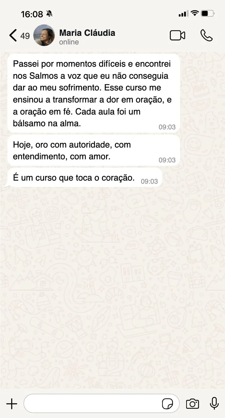 Curso O Poder dos Salmos: A Alma das Escrituras depoimentos e resultados reais