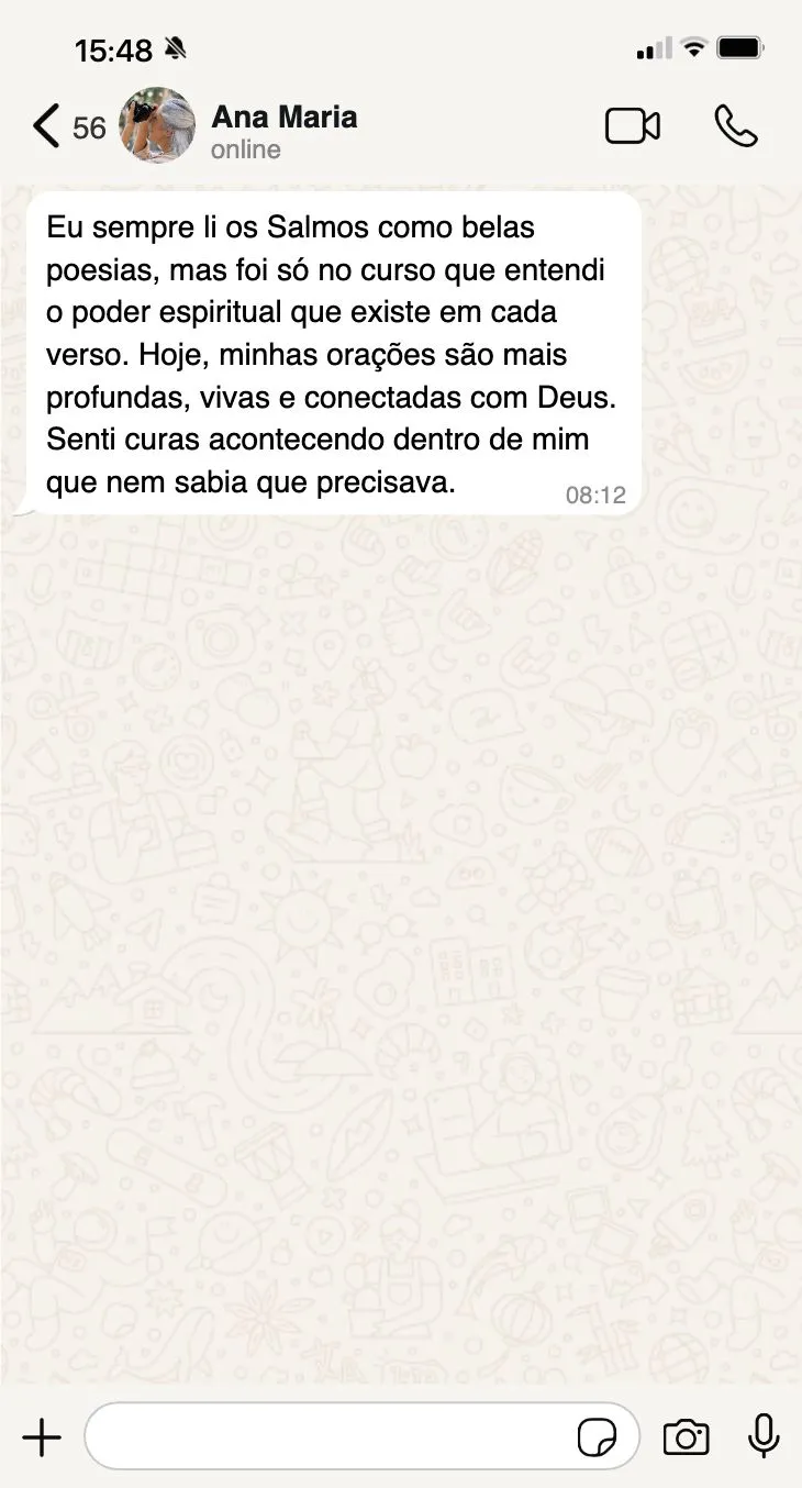 Curso O Poder dos Salmos: A Alma das Escrituras depoimentos e resultados reais