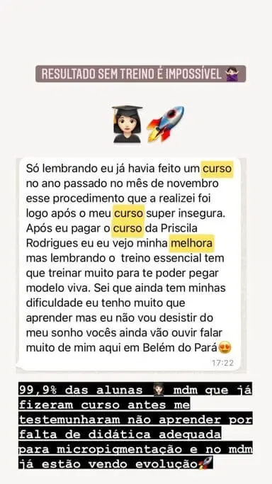 Mestre da Micropigmentação 2.0 depoimentos e resultados reais
