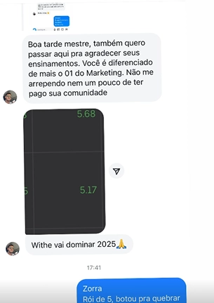 Comunidade Tchuzão depoimentos e resultados reais