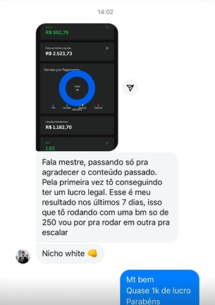 Comunidade Tchuzão depoimentos e resultados reais