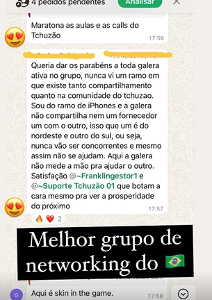 Comunidade Tchuzão é bom?