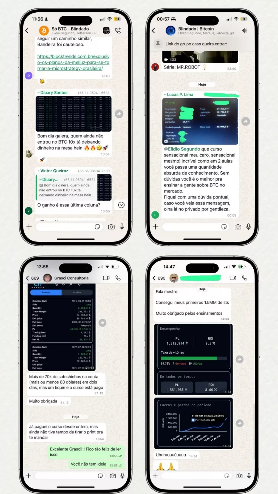 Curso BTC 10X depoimentos e resultados reais
