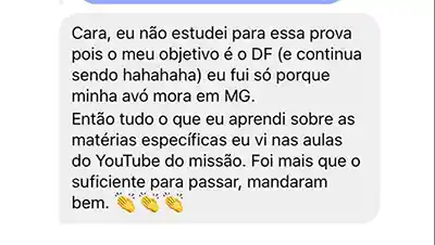Curso Missão 193 depoimentos e resultados reais