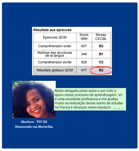 Curso Dominando o francês - Do zero ao nível B2 (CLB7) depoimentos e resultados reais