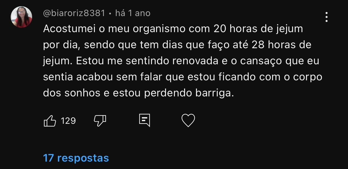 Comunidade do Jejum + Desafio Seca Rápido depoimentos e resultados reais