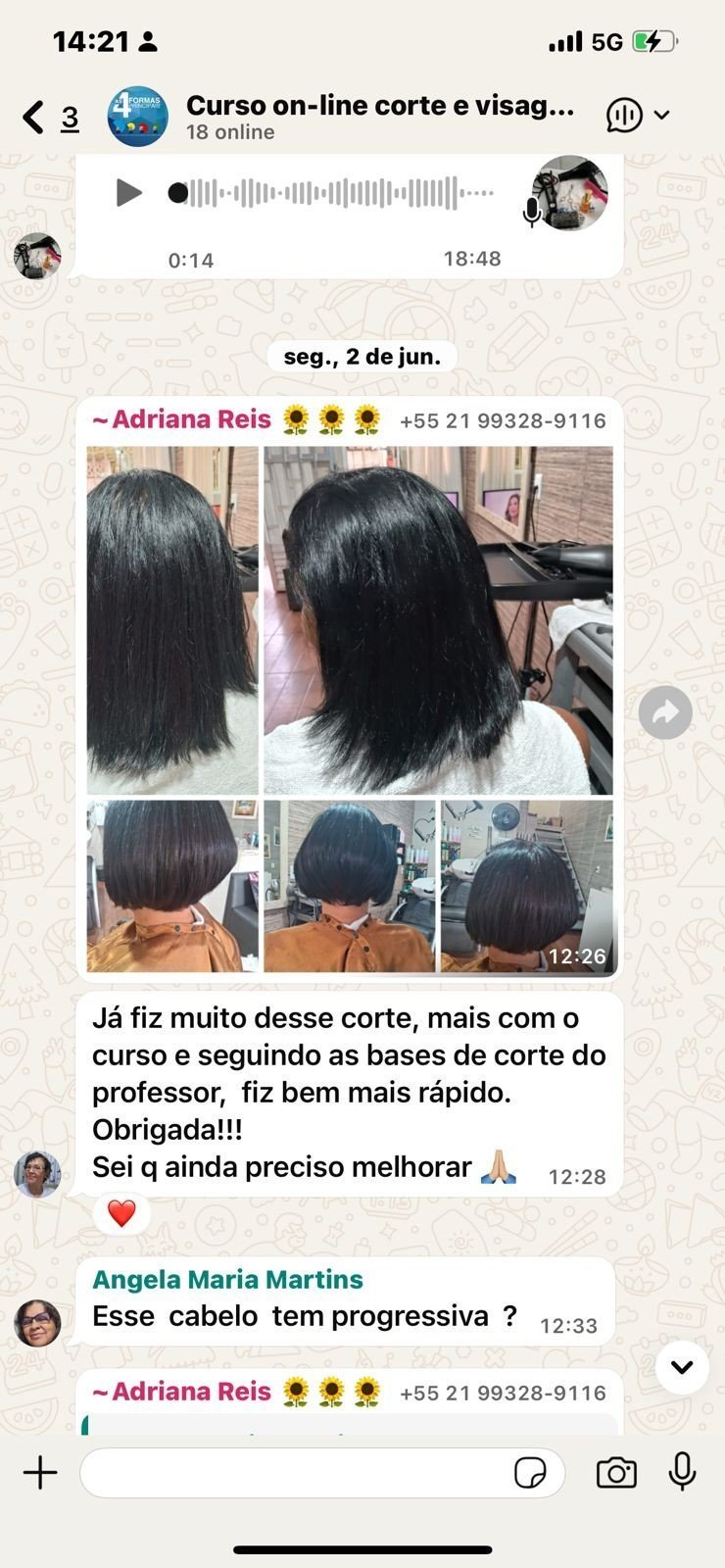 Corte e Visagismo com Alma depoimentos e resultados reais