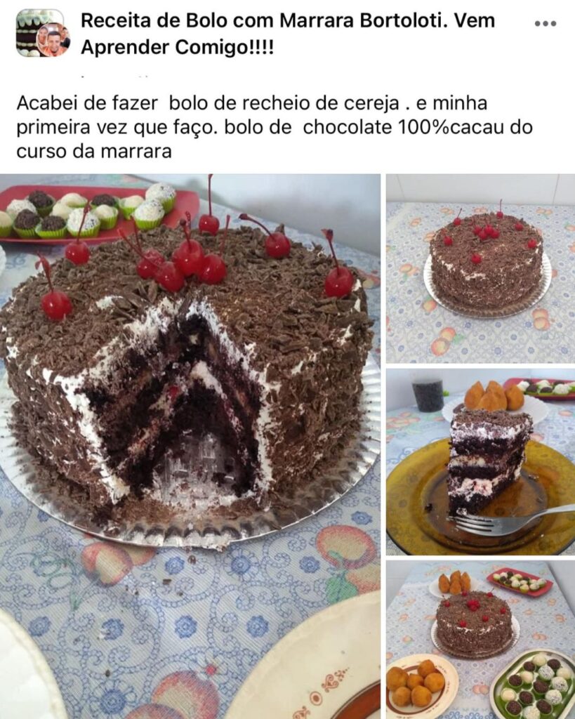 Curso Bolos Chocolatudos depoimentos e resultados reais
