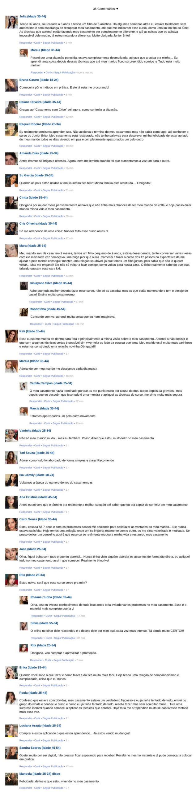 Curso Casamento Sem Crise depoimentos e resultados reais