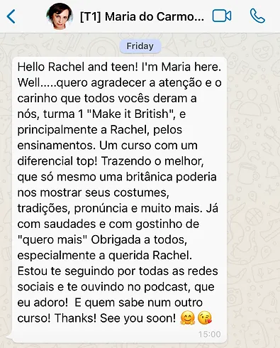 Curso Make it British depoimentos e resultados reais