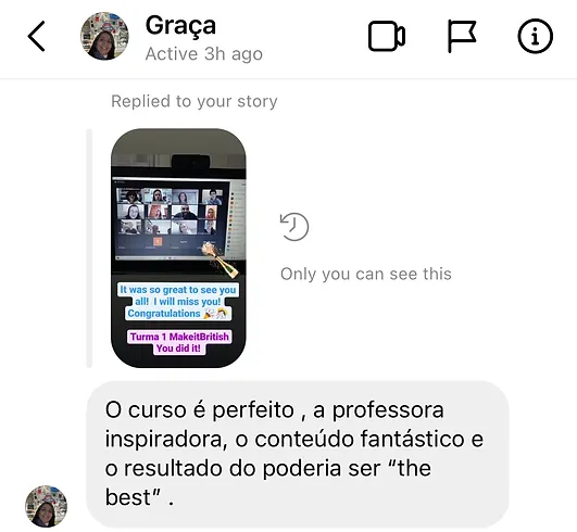 Curso Make it British depoimentos e resultados reais