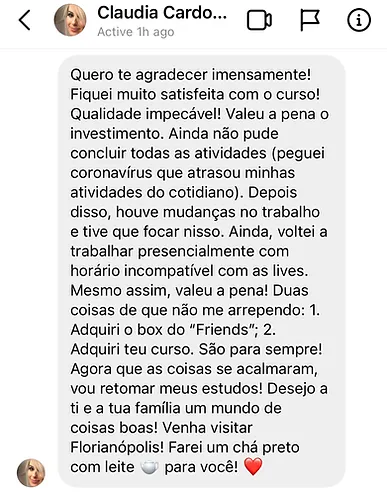 Curso Make it British depoimentos e resultados reais