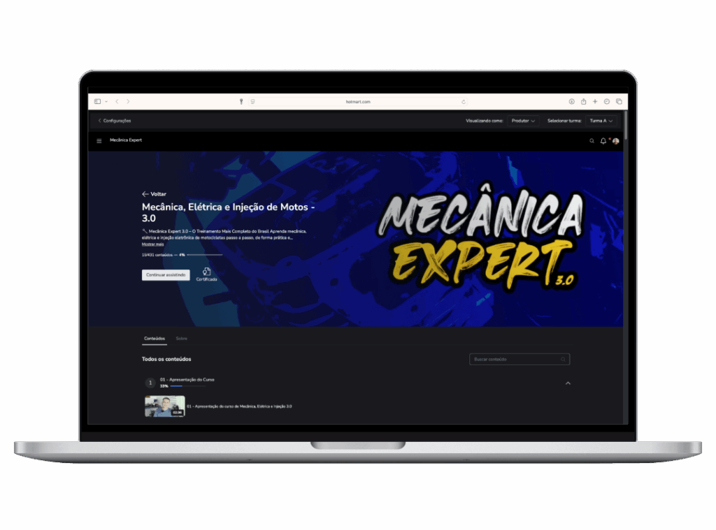 Curso Mecânica de Motos Expert 3.0 é bom?