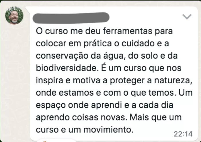 Curso O Maravilhoso Mundo dos Jardins Agroecológicos depoimentos e resultados reais