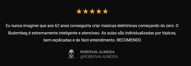 Curso Produção Musical Eletrônica no Ableton depoimentos e resultados reais