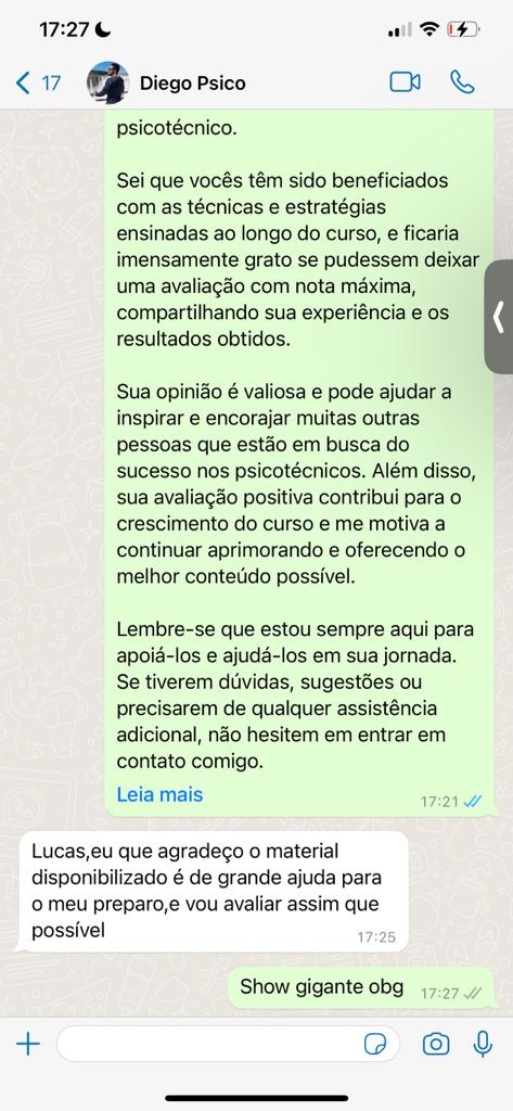 Curso Psicotécnico Descomplicado depoimentos e resultados reais