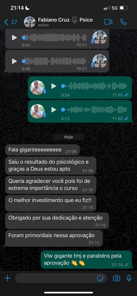 Curso Psicotécnico Descomplicado depoimentos e resultados reais