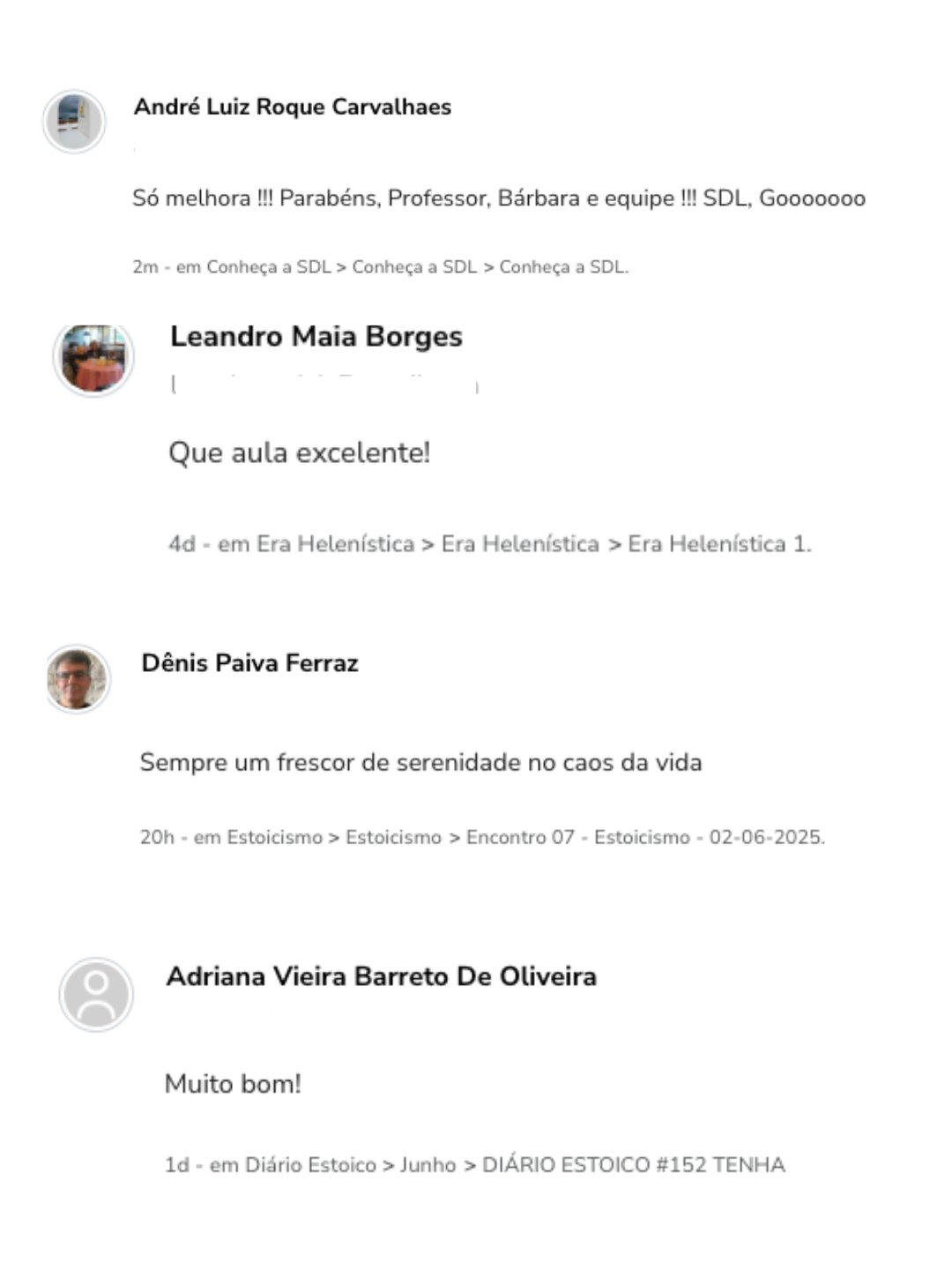 Formação em Filosofia ISDL depoimentos e resultados reais