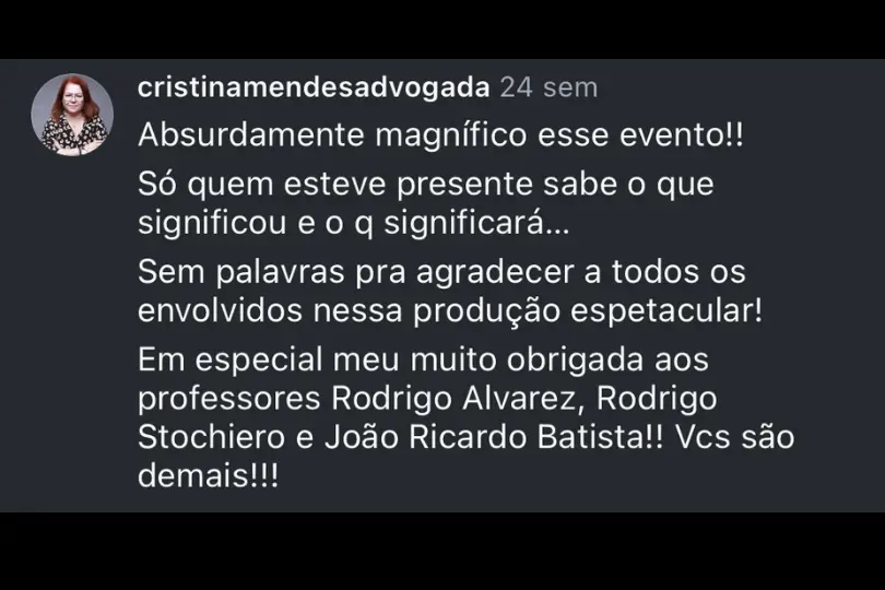 Júri Experience depoimentos e resultados reais