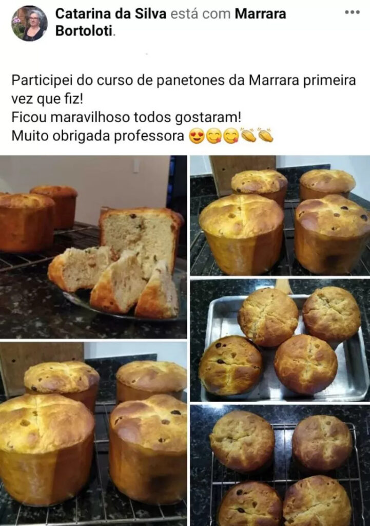 Panetones e Chocotones de Milhões da Marrara Bortoloti depoimentos e resultados reais