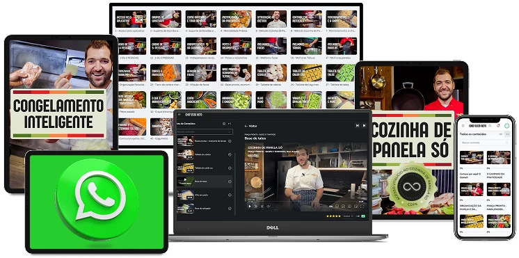 Curso Cozinha de Panela Só melhor curso organizar a alimentação da semana