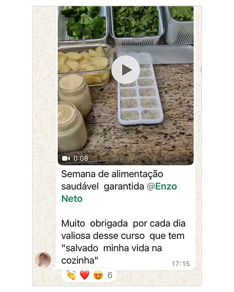 Curso Cozinha de Panela Só depoimentos e resultados reais