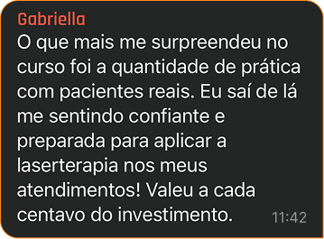 Curso de Laserterapia e Amamentação da Virginia Ferreira depoimentos e resultados reais