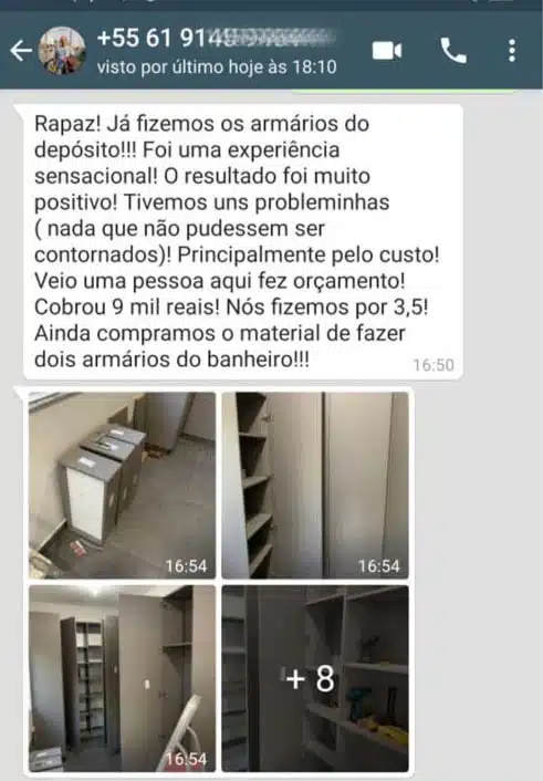 Curso Marcenaria 4.0 (Marcenaria de Hoje) depoimentos e resultados reais