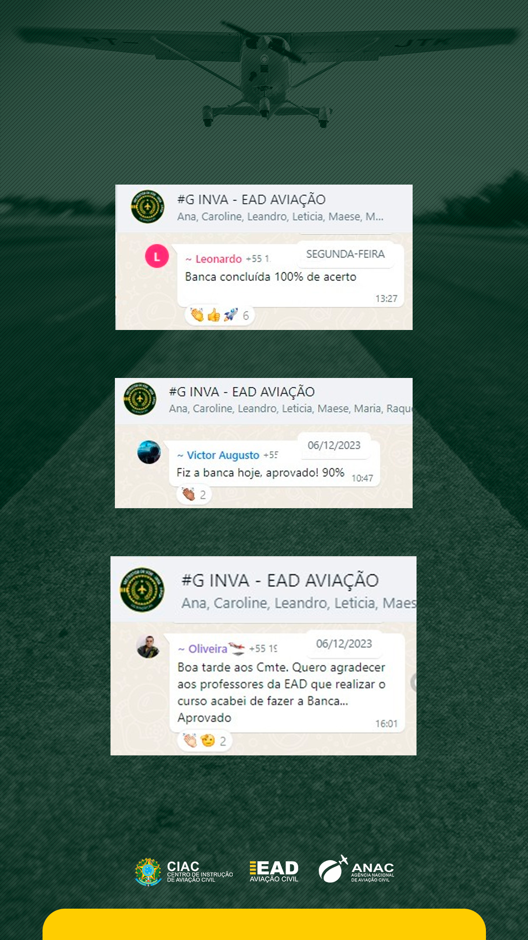 Curso Teórico Instrutor de Vôo depoimentos e resultados reais