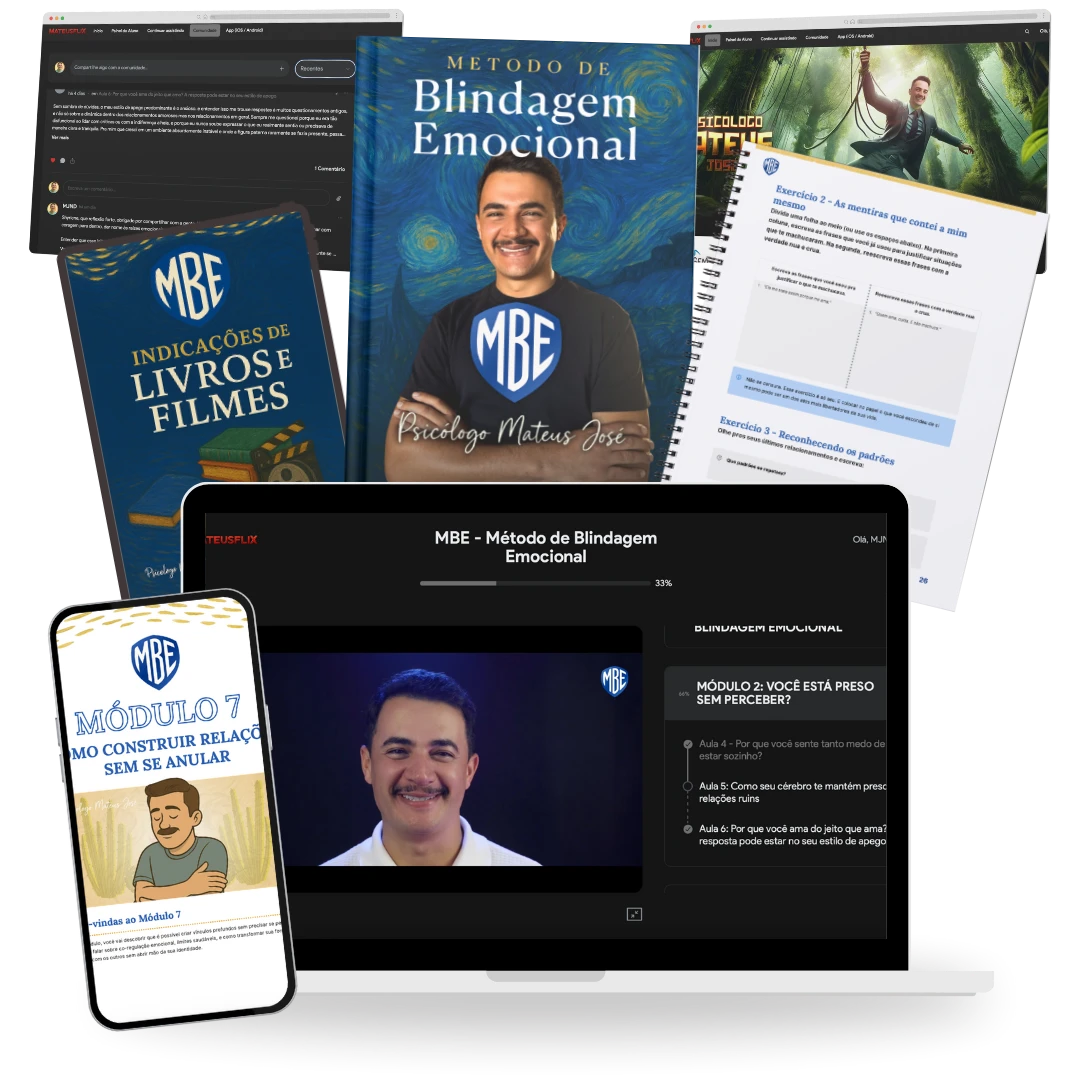 MBE - Método de Blindagem Emocional é melhor o curso de desenvolvimento pessoal e emocional 2025