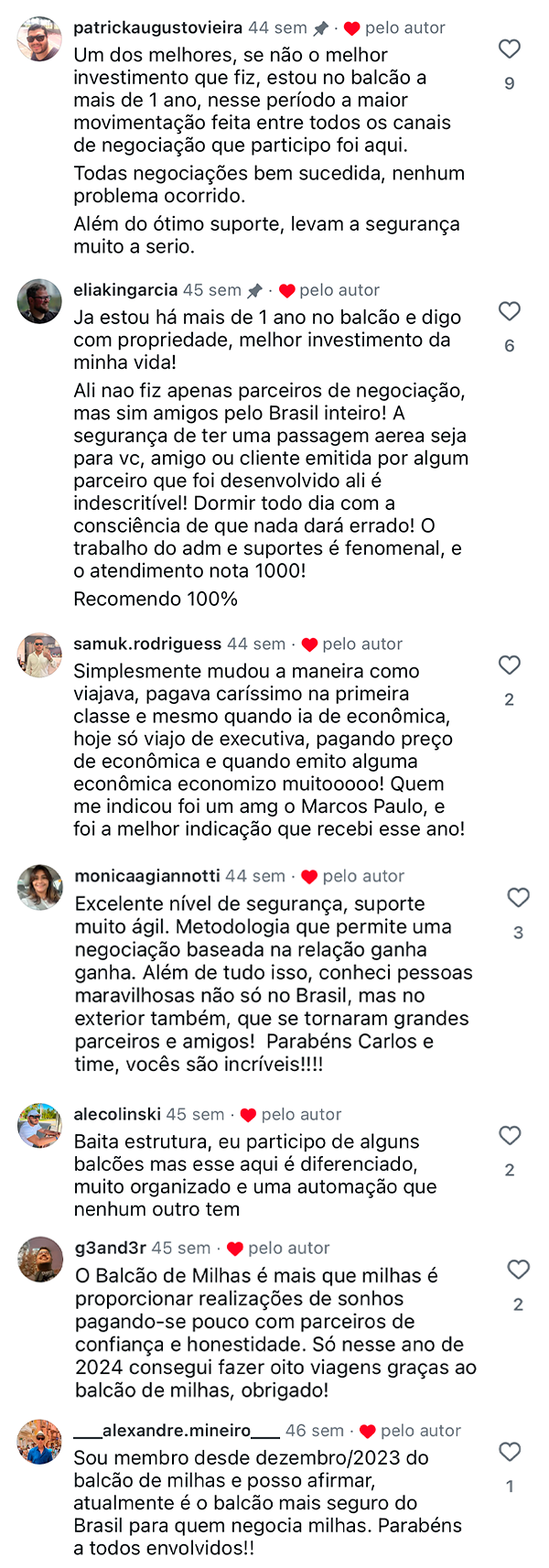 Plataforma Balcão de Milhas depoimentos e resultados reais