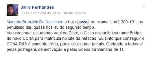 Portal DLTEC depoimentos e resultados reais