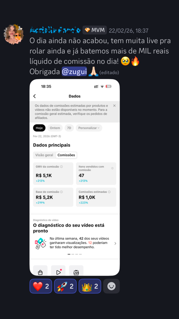 Mentoria LiveCode TikTok depoimentos e resultados reais