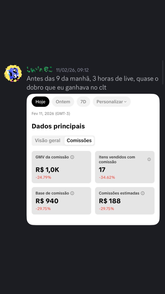 Mentoria LiveCode TikTok depoimentos e resultados reais