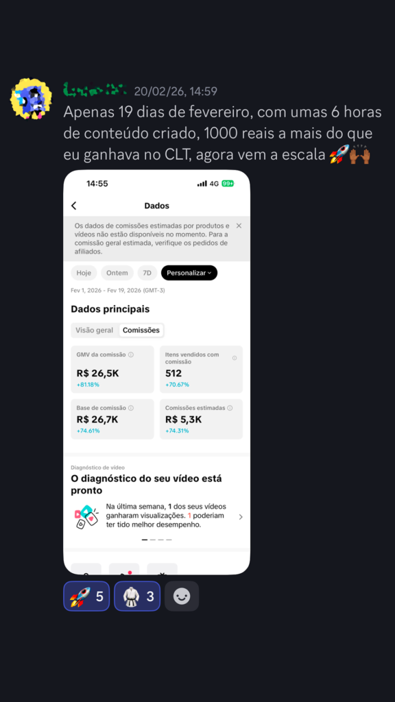 Mentoria LiveCode TikTok depoimentos e resultados reais