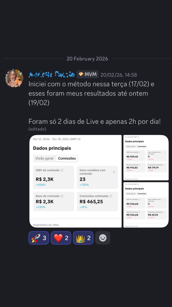 Mentoria LiveCode TikTok depoimentos e resultados reais